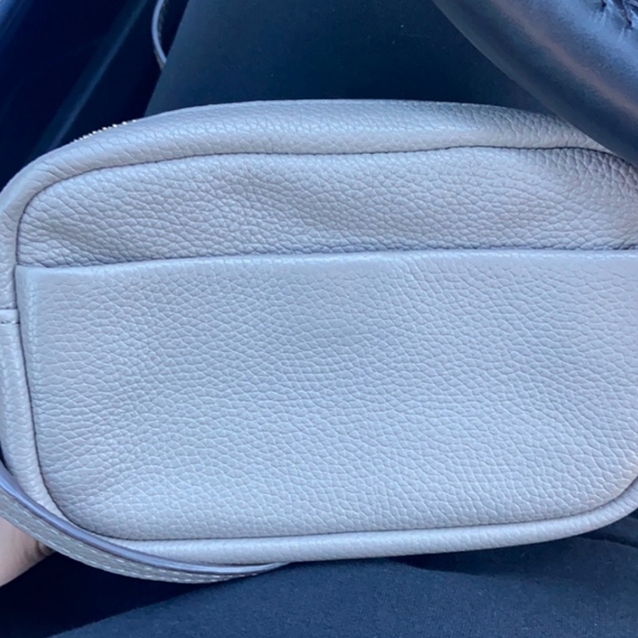 AUTHENTIC Tory Burch Women's Grey Perry Bombe Mini camera Bag - Picture 5 of 6